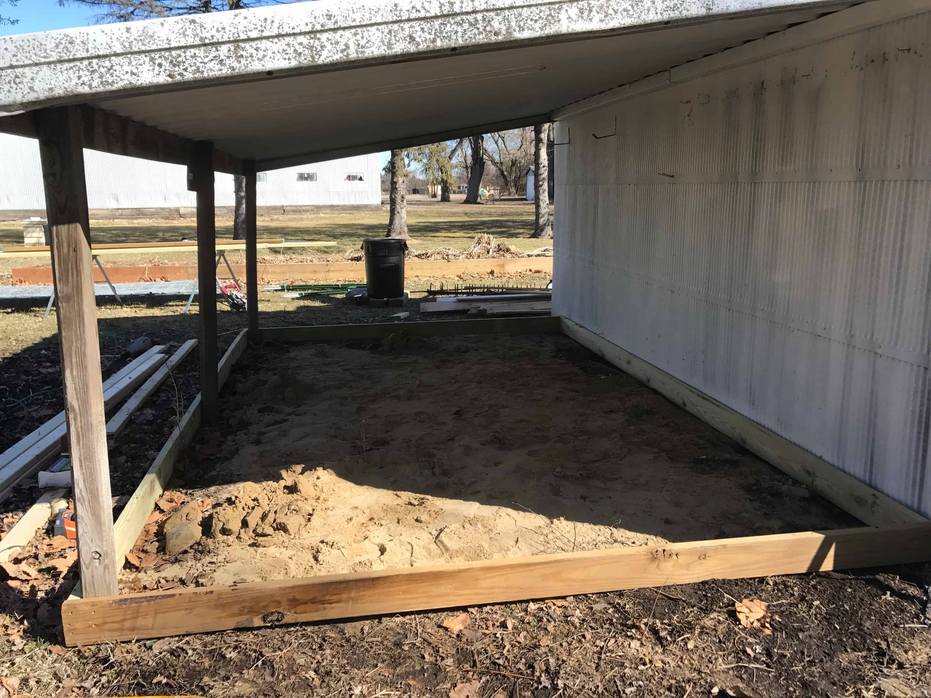 DIY goat house homestead